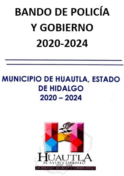 BANDO DE POLICIA Y GOBIERNO 