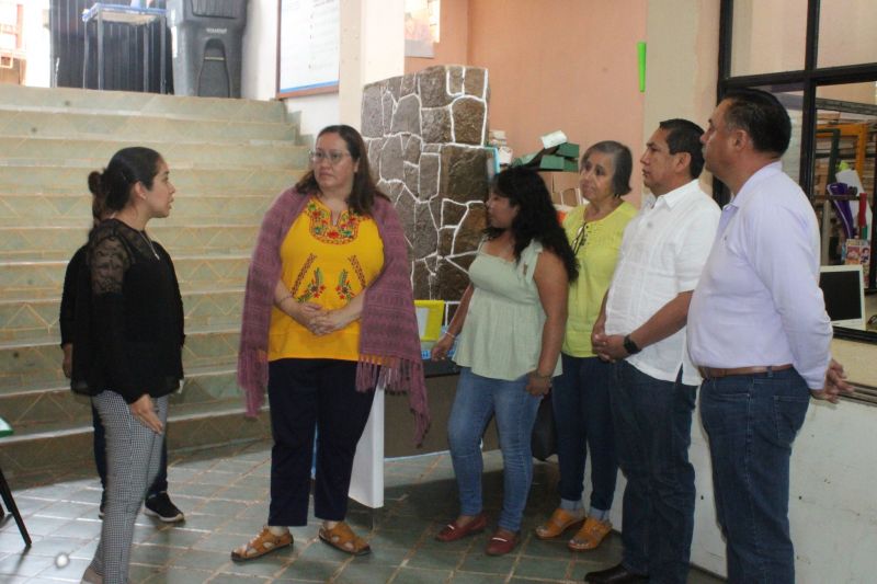 Visita de la Secretaria de Cultura del Estado